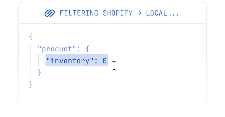 Hookdeck filter rules interface showing event routing logic