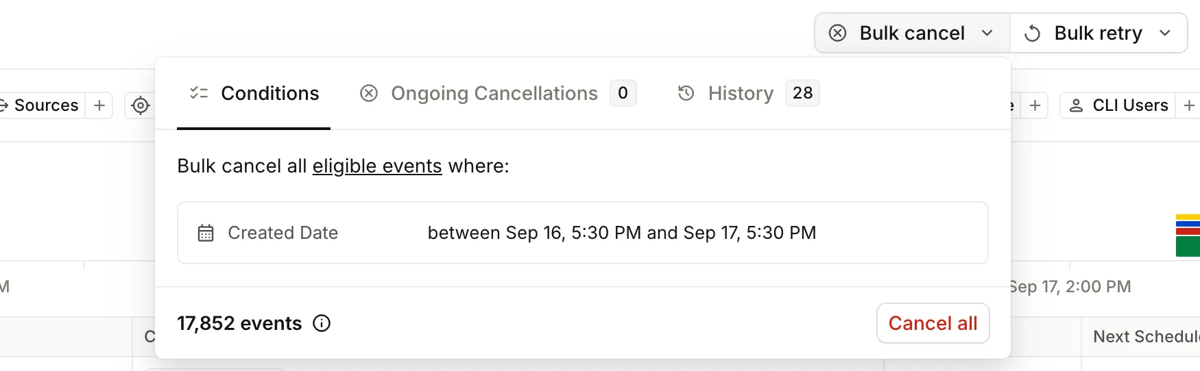 Cancellations