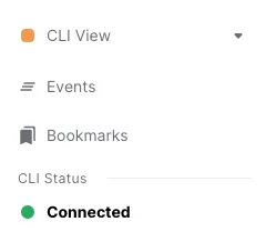 CLI is connected