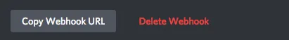 how to delete discord webhook