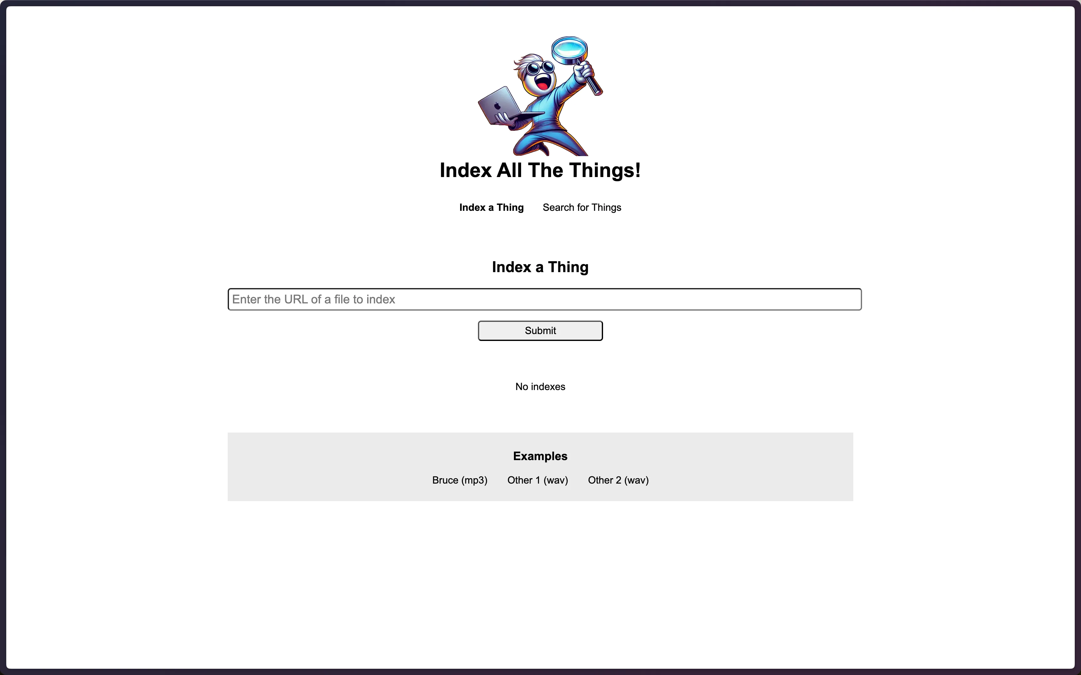 Index All the The Things app