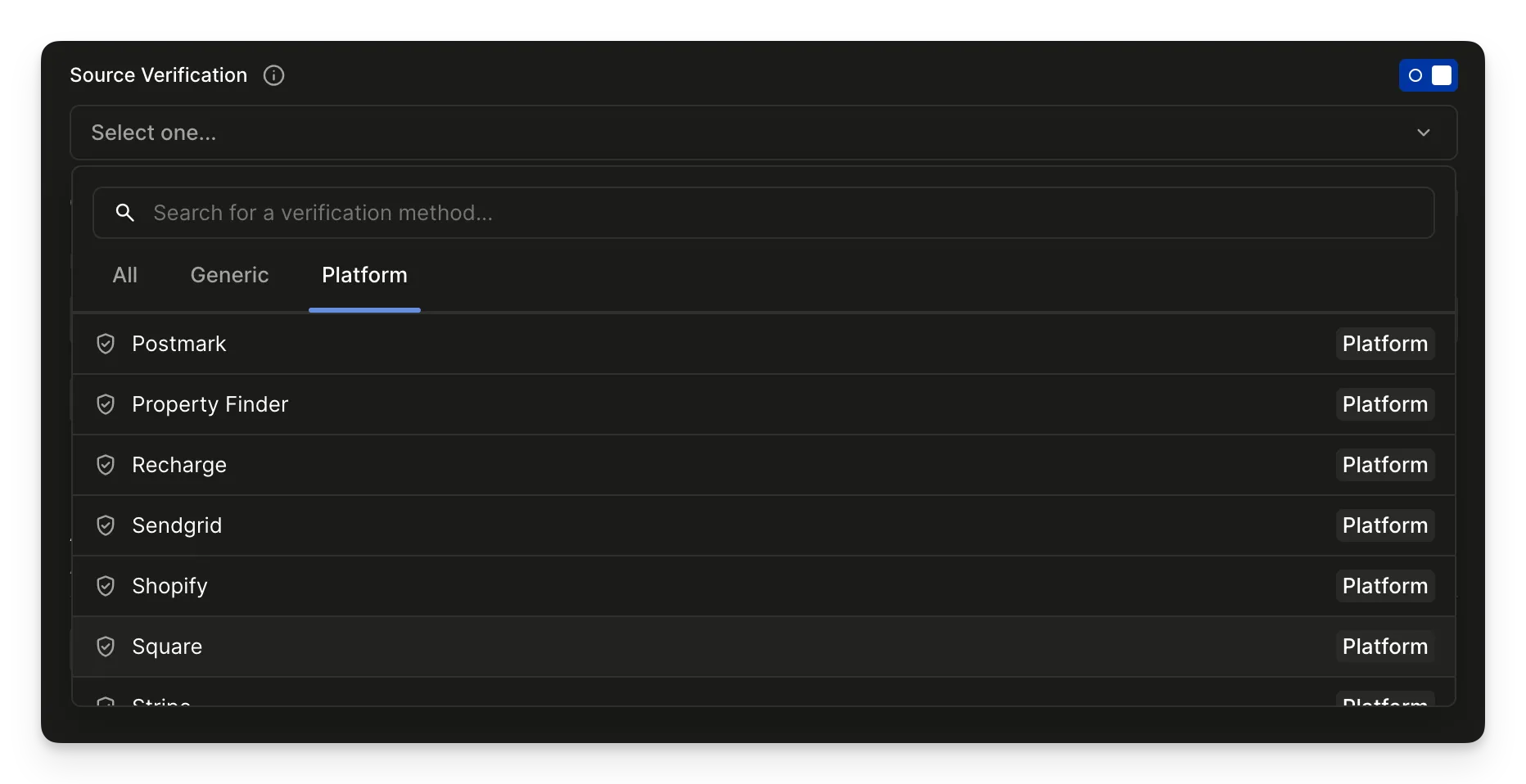 Hookdeck webhook signature verifications