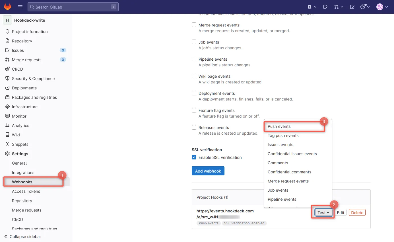 Test gitlab webhook