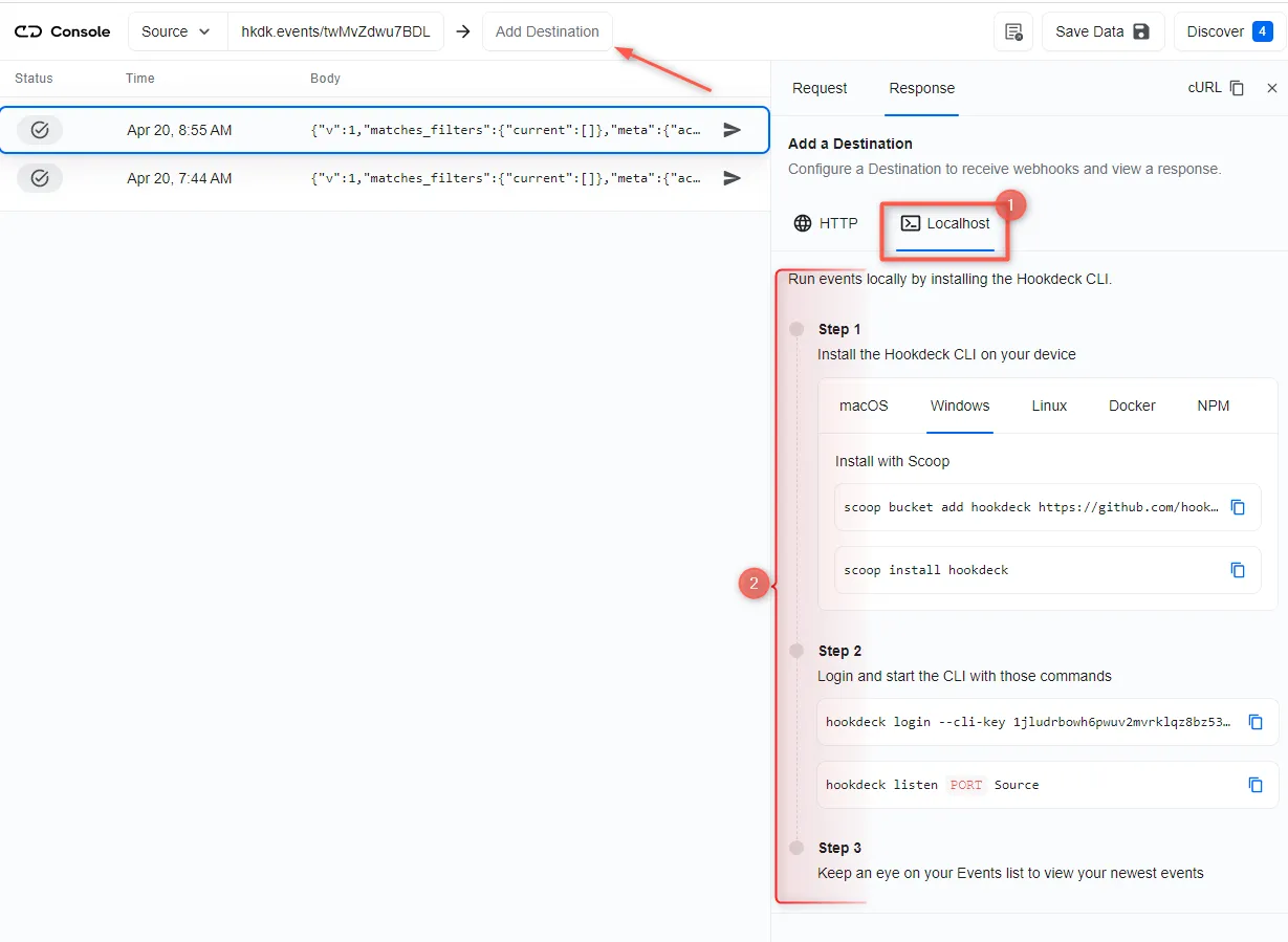 Pipedrive Localhost