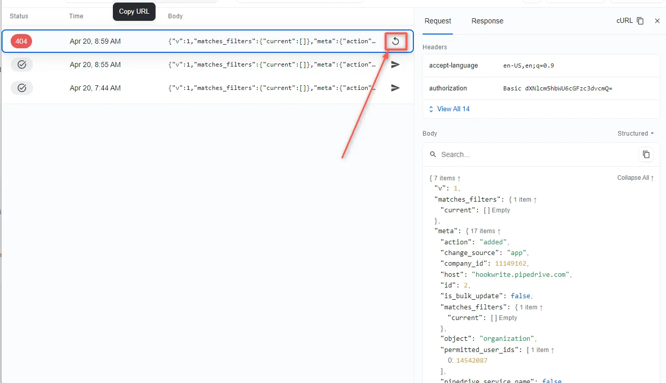 Pipedrive Retry
