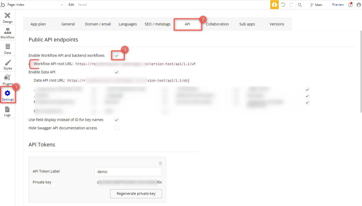enable bubble workflow