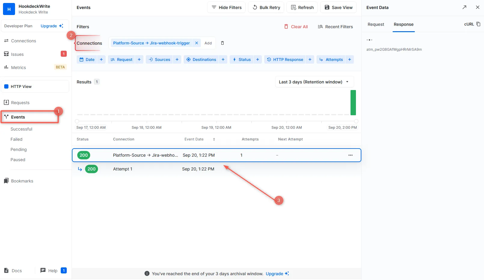 Receive Jira webhook