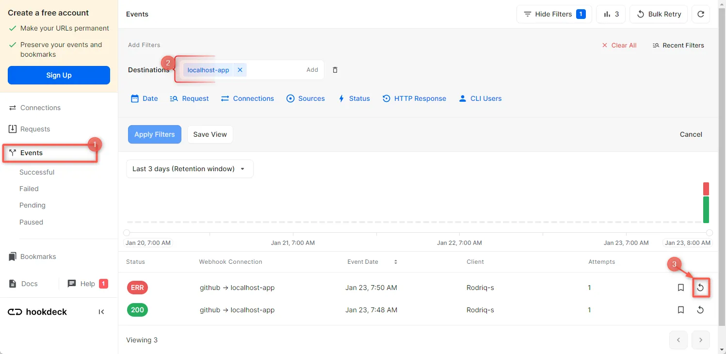 GitHub retry