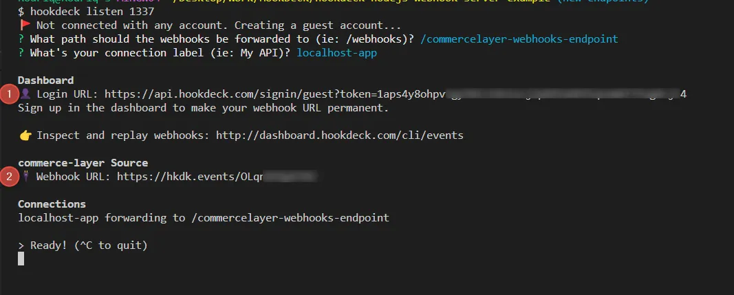 Commerce Layer localhost 