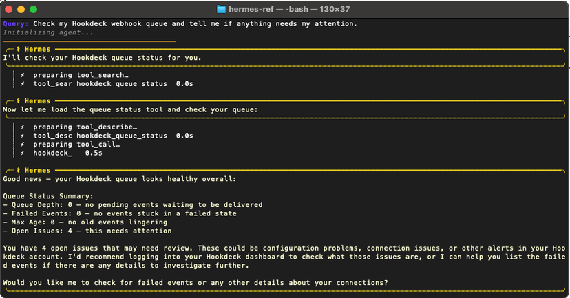 Hermes chat