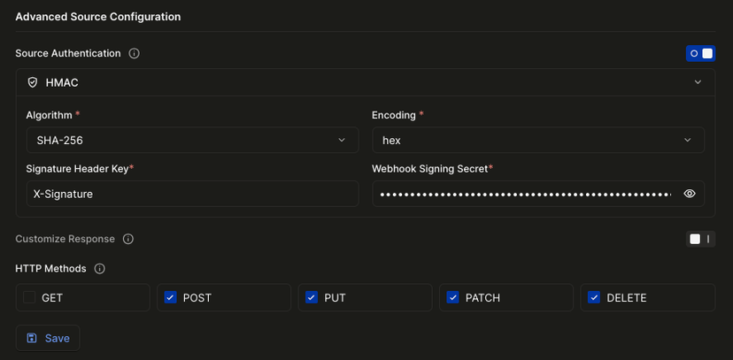 Stream Webhook Verification in Hookdeck