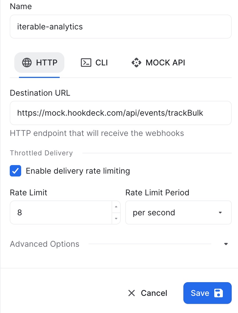 Iterable analytics screenshot