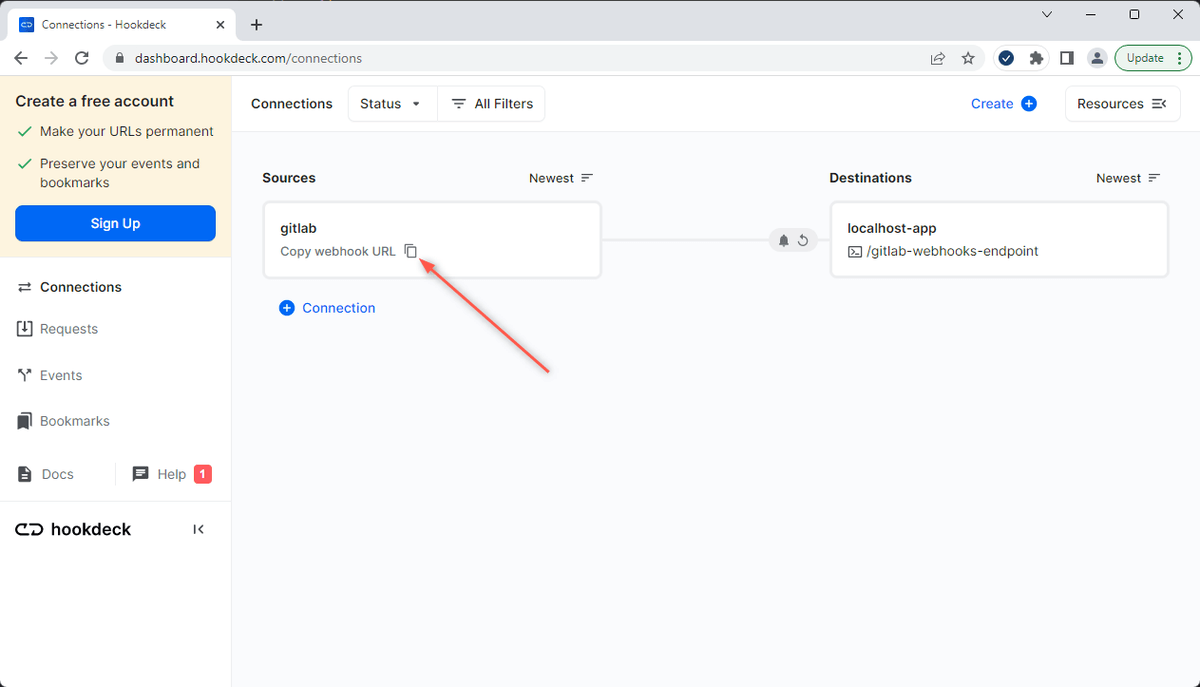 gitlab on hd dashboard