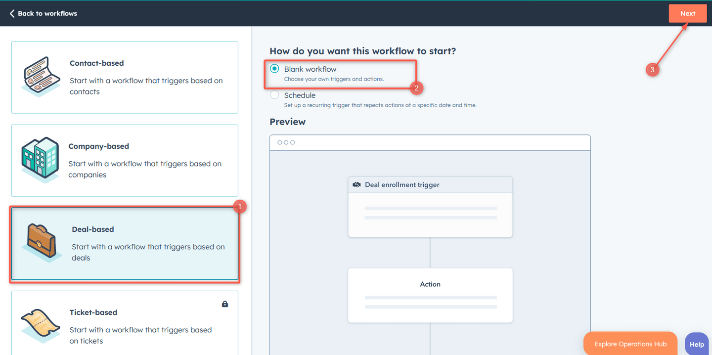 HubSpot Deal Based Workflow