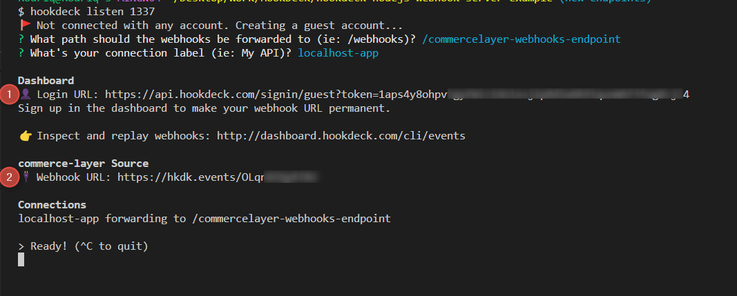 Commerce Layer localhost 