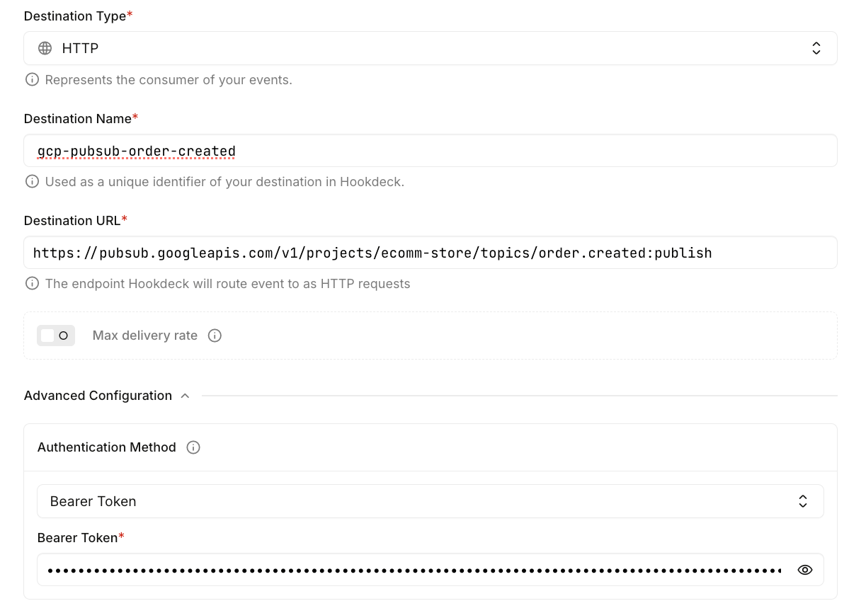 Create a new Connection