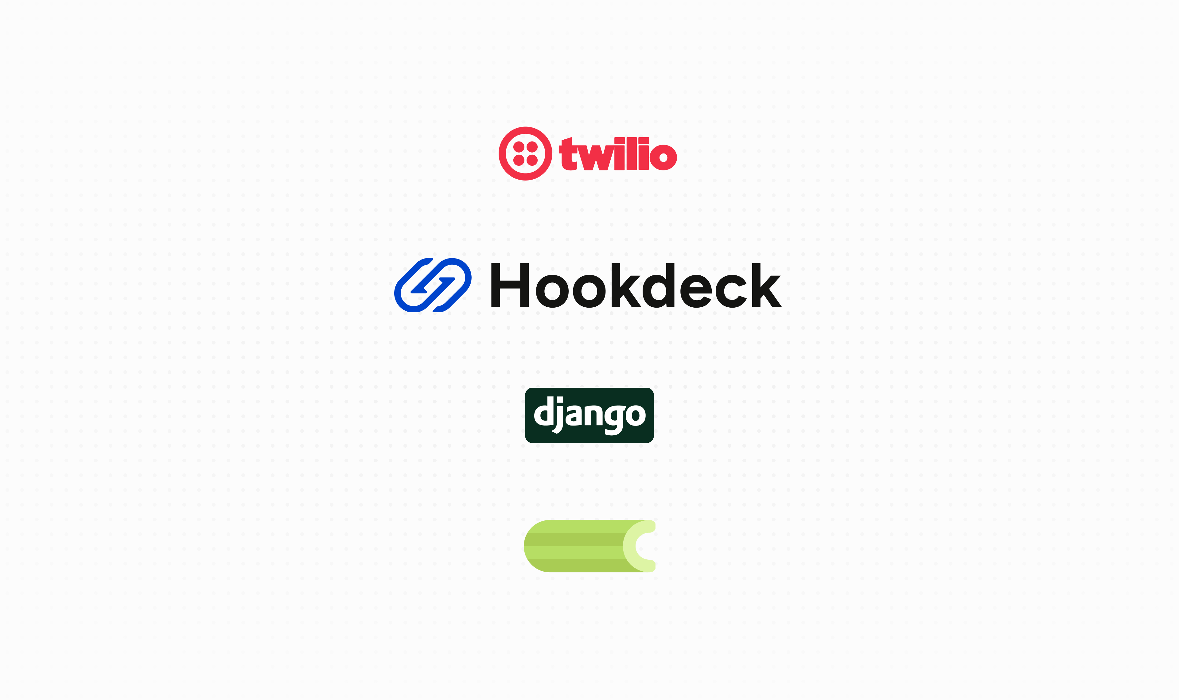 Handling Twilio Message Status Webhook Spikes with Hookdeck, Django, and Celery