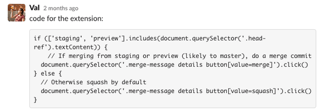 First idea code extension screenshot