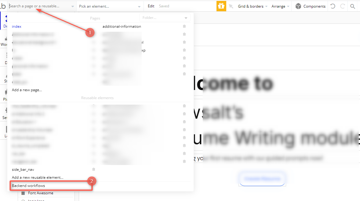 backend workflows on bubble