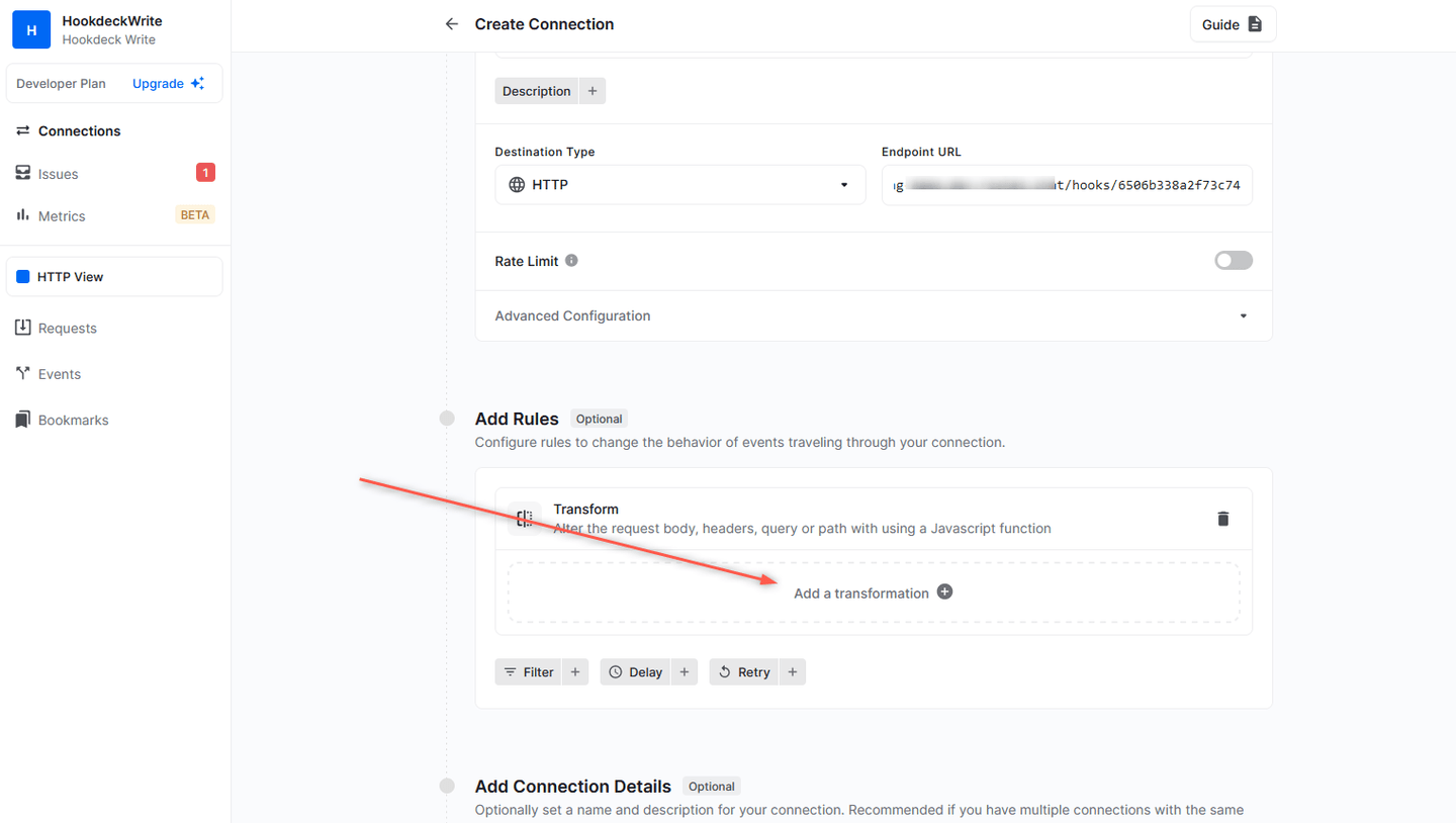 Rocket.Chat webhook add transformation