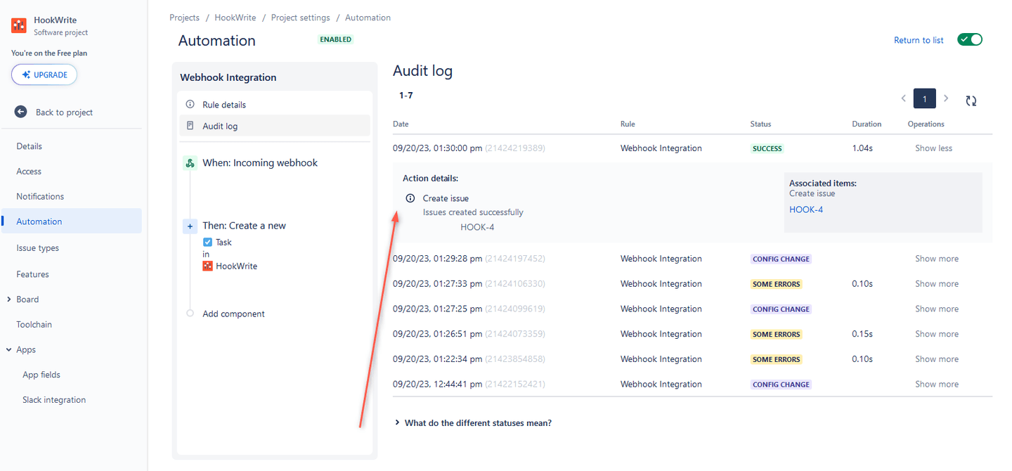 Jira automations list