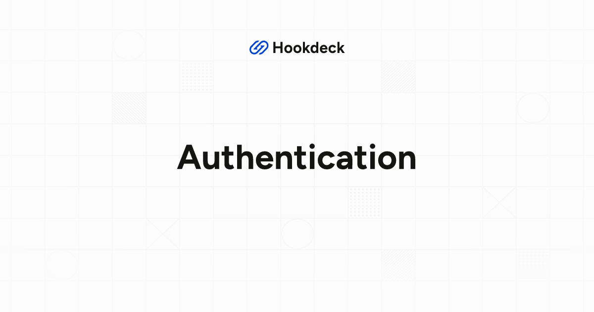 Authentication