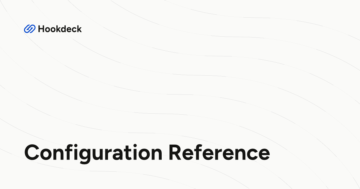 Configuration Reference | Outpost Docs