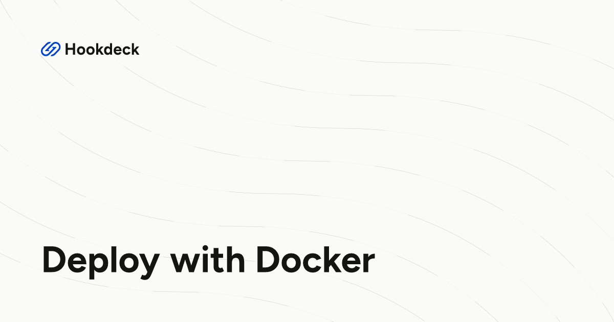 Deploy with Docker | Outpost Docs